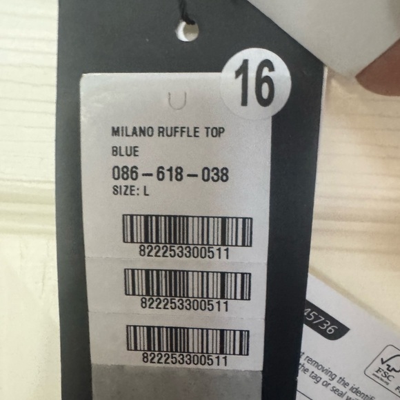 VIX PAULA HERMANNY
Milano Ruffled Plissé Triangle Bikini Top - Picture 6 of 6